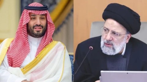 Rəisi Məhəmməd bin Salmanla Fələstin-İsrail müharibəsindən danışdılar