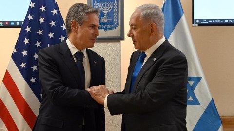 Blinken Netanyahu ilə görüşdü - FOTO+VİDEO