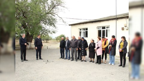 "Açıq mikrofon" Goranboyun Boluslu kəndində - FOTOLAR