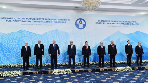 Prezident Bişkekdə MDB Dövlət Başçıları Şurasının iclasında iştirak edir