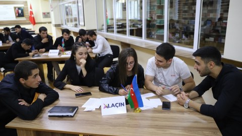 Tələbələr arasında bilik yarışı keçirilib - FOTOLAR