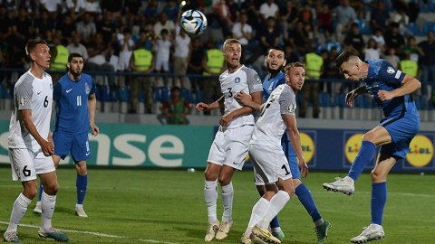 Estoniya-Azərbaycan matçında start heyətlər 