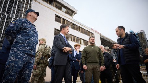 Baş nazir Ukraynaya getdi - "Patriot" vəd etdi