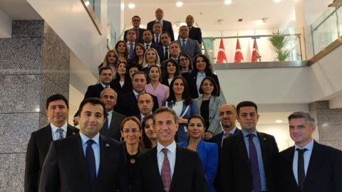 Azərbaycanlı mətbuat katibləri Türkiyə XİN-də