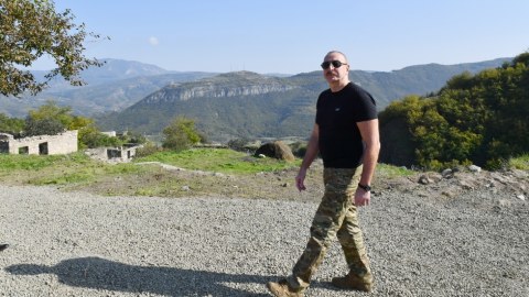 Prezident Xankəndinin Kərkicahan qəsəbəsində