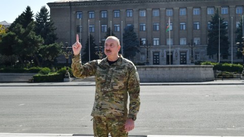 Biz Xankəndinin mərkəzindəyik - İlham Əliyev 