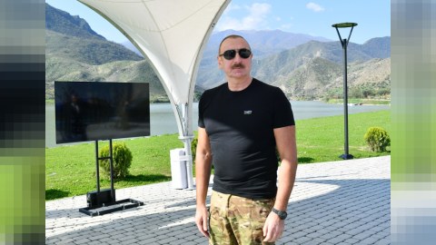 Prezident Tərtərdə açılış mərasimində - FOTOLAR