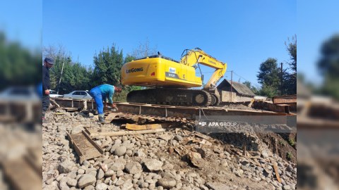Astarada körpünü sel dağıtdı - Ötən həftə açılmışdı...