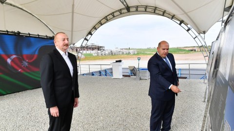 Füzulidə ikinci yaşayış kompleksi inşa olunur - FOTOLAR