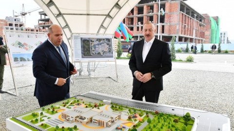 Füzulidə 240 yerlik uşaq bağçasının təməli qoyuldu