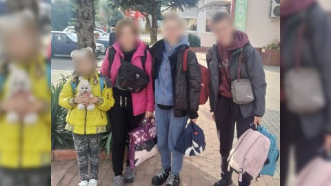 Rusiya işğalındakı bölgədə qalan 3 ukraynalı uşaq xilas olunub - FOTO