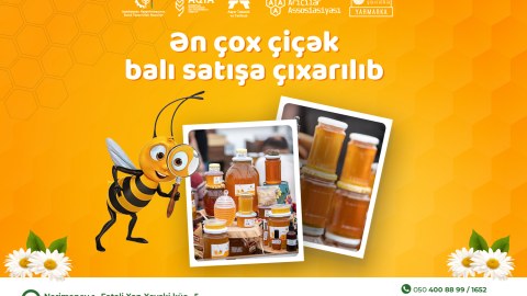 Arıçılar yarmarkaya ən çox çiçək balı gətiriblər