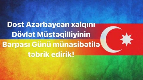 Ukraynadan Azərbaycana 18 oktyabr TƏBRİKİ