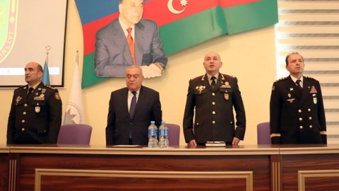 Milli Müdafiə Universitetinin nümayəndələri DİA-da - FOTOLAR