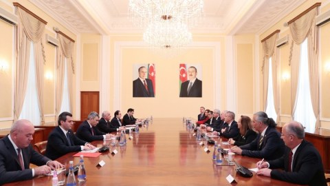 Əli Əsədov Türkiyə Ali Məhkəməsinin sədri ilə görüşdü