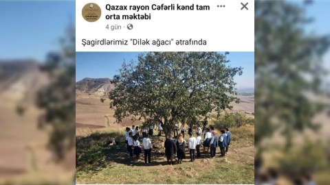 Azərbaycanda şagirdləri pirə aparan məktəbi QINADILAR