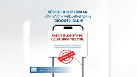 DİN-dən saxta kredit elanları ilə bağlı XƏBƏRDARLIQ