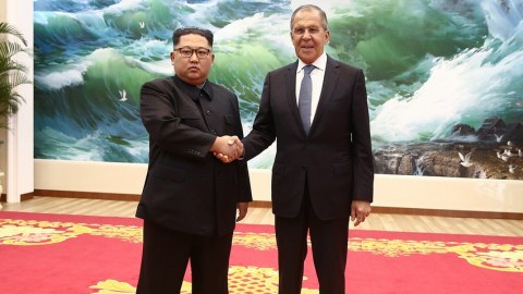 Şimali Koreya lideri Lavrovla görüşdü
