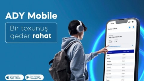 "Azərbaycan Dəmir Yolları" mobil tətbiqini istifadəyə verib
