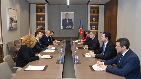 Ceyhun Bayramov ABŞ Dövlət Departamentinin nümayəndəsini qəbul etdi