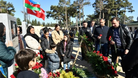 Şəhid ədliyyə kapitanı yad edildi - FOTOLAR