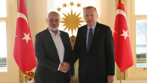 Ərdoğan HƏMAS lideri ilə nələri müzakirə etdi...