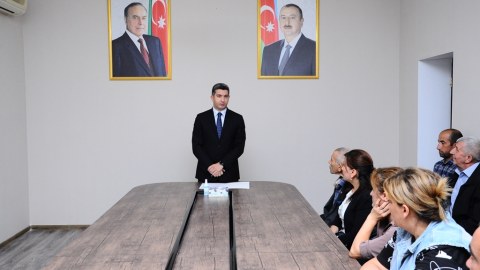 Naftalanda növbəti səyyar qəbul keçirilib - FOTOLAR
