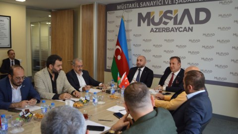 Türkiyəli iş adamları MÜSAİD Azərbaycanı ziyarət etdi - FOTOLAR