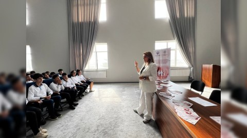 Məcburi köçkün məktəblərində maarifləndirmə tədbirləri keçirildi - FOTOLAR