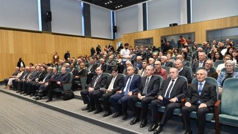UNEC-də Məsud Əfəndiyevin 70 illik yubileyi qeyd edilib - FOTOLAR
