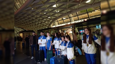 Gimnastlarımız 7 qızıl medalla Vətənə qayıtdılar