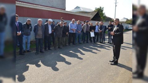 Xəlfələr kənd sakinlərinin müraciətləri “Açıq mikrofon”da - FOTO