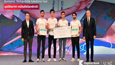 Kapital Bank-ın dəstəyi ilə keçirilən hakatonun qalibləri