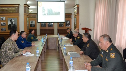 Azərbaycanla Qazaxıstan arasında hərbi təhsil müzakirəsi - FOTO