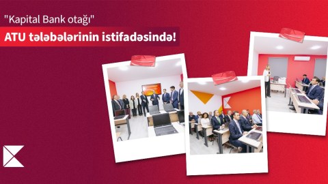 Azərbaycan Texnologiya Universitetində “Kapital Bank otağı” istifadəyə verildi