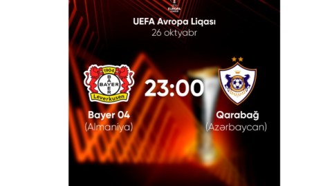 Bu gün "Qarabağ" "Bayer"in qonağı olacaq