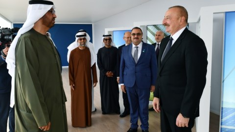 Prezident Qaradağ Günəş Elektrik Stansiyasının AÇILIŞINDA