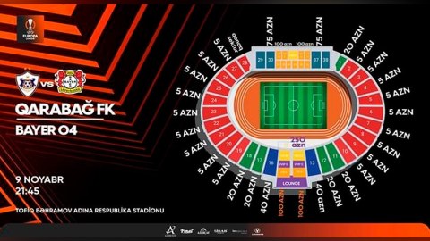 "Qarabağ"ın matçının biletləri satışa çıxarılır 