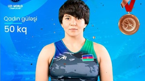 Qadın güləşçimiz Avropada medal qazandı