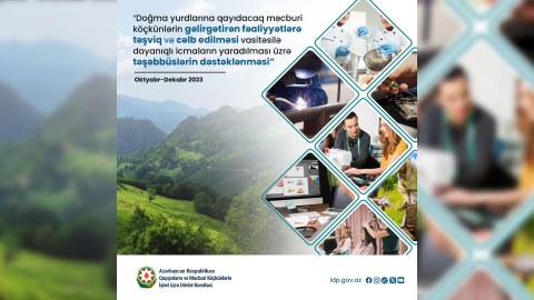 Məcburi köçkünlərlə bağlı yeni layihə