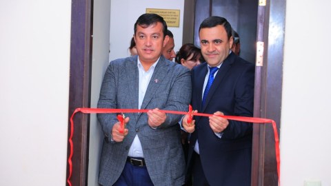 Urgəncdə Azərbaycan Mədəniyyəti və Ədəbiyyatı Mərkəzi açıldı - FOTOLAR