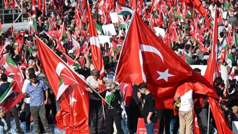 İstanbulda "Böyük Fələstin" mitinqi