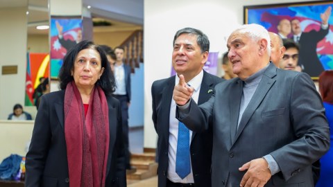 Braziliya səfiri ADU-nun qonağı olub - FOTO
