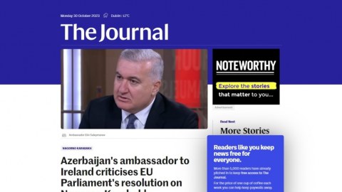"Erməni əhaliyə qarşı Azərbaycan tərəfindən təhdid olmayıb"