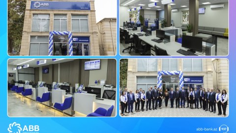 ABB-nin Qazax filialı da yeniləndi