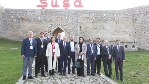 TÜRKSOY-a üzv ölkələrin teatr rəhbərləri Şuşada - FOTO