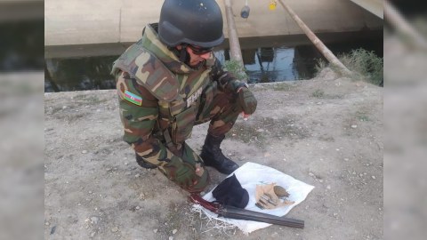 Bakıda silah-sursat aşkarlandı