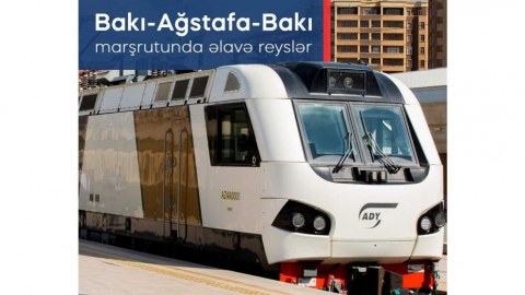 Bakıdan Ağstafaya əlavə qatar reysi təyin edildi