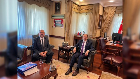 Prorektor təyin olunan türk professor səfirlə görüşdü - FOTO