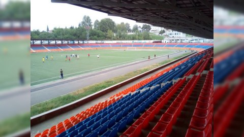 Xankəndi stadionunda təmir-bərpa işləri başladı - VİDEO
